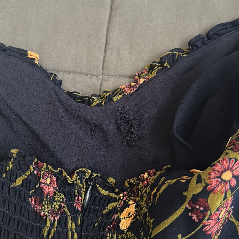 Reformation Black Floral Dress - Picture 5 of 6